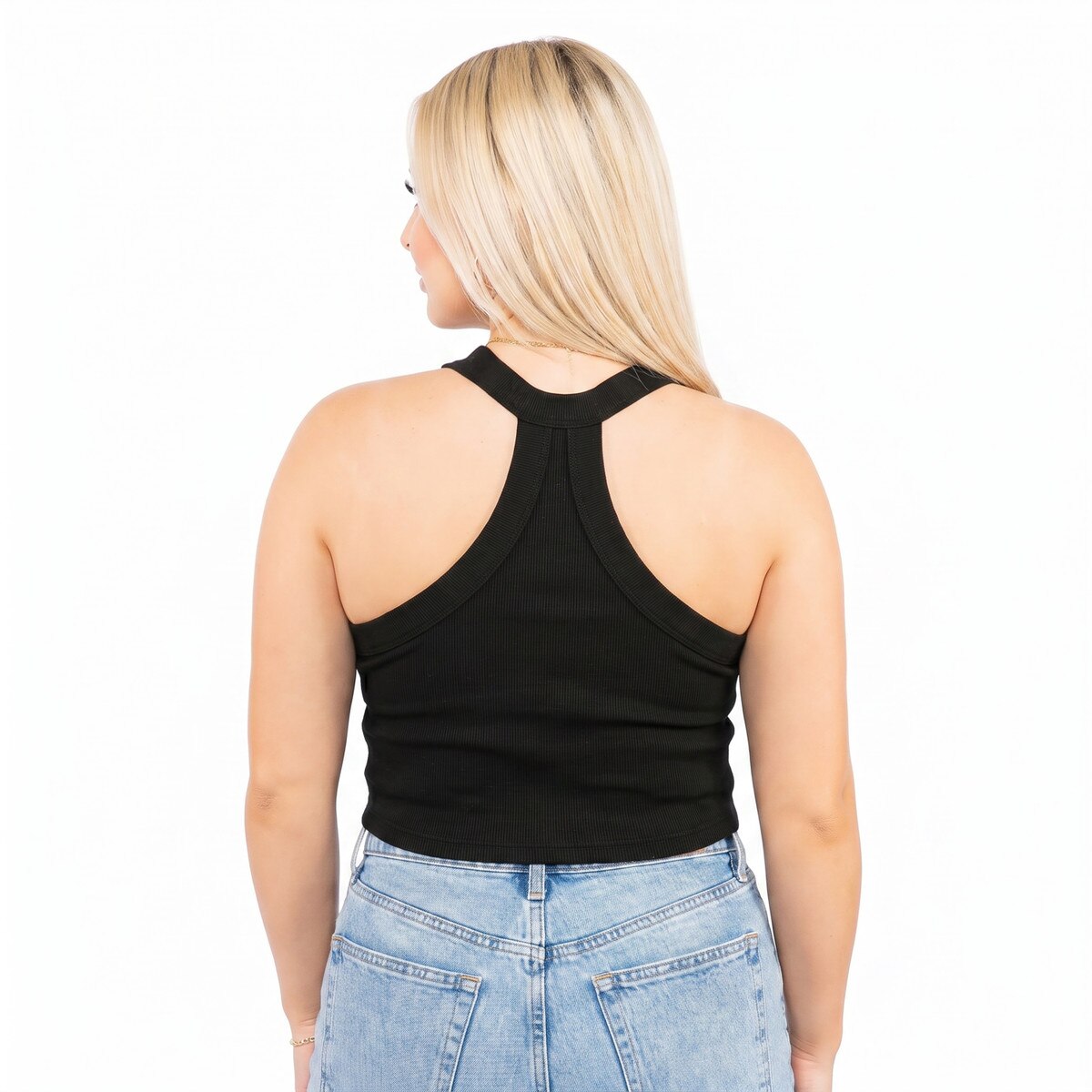 Black Ladies Drift Rib Tank - Wolfh